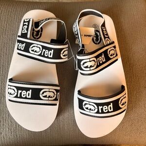 Marc Ecko Black and White Sandals